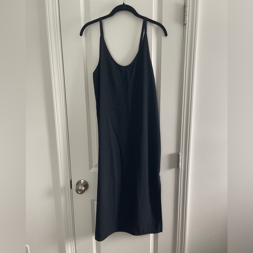 Women’s Everlane Midi Black Slip Dress